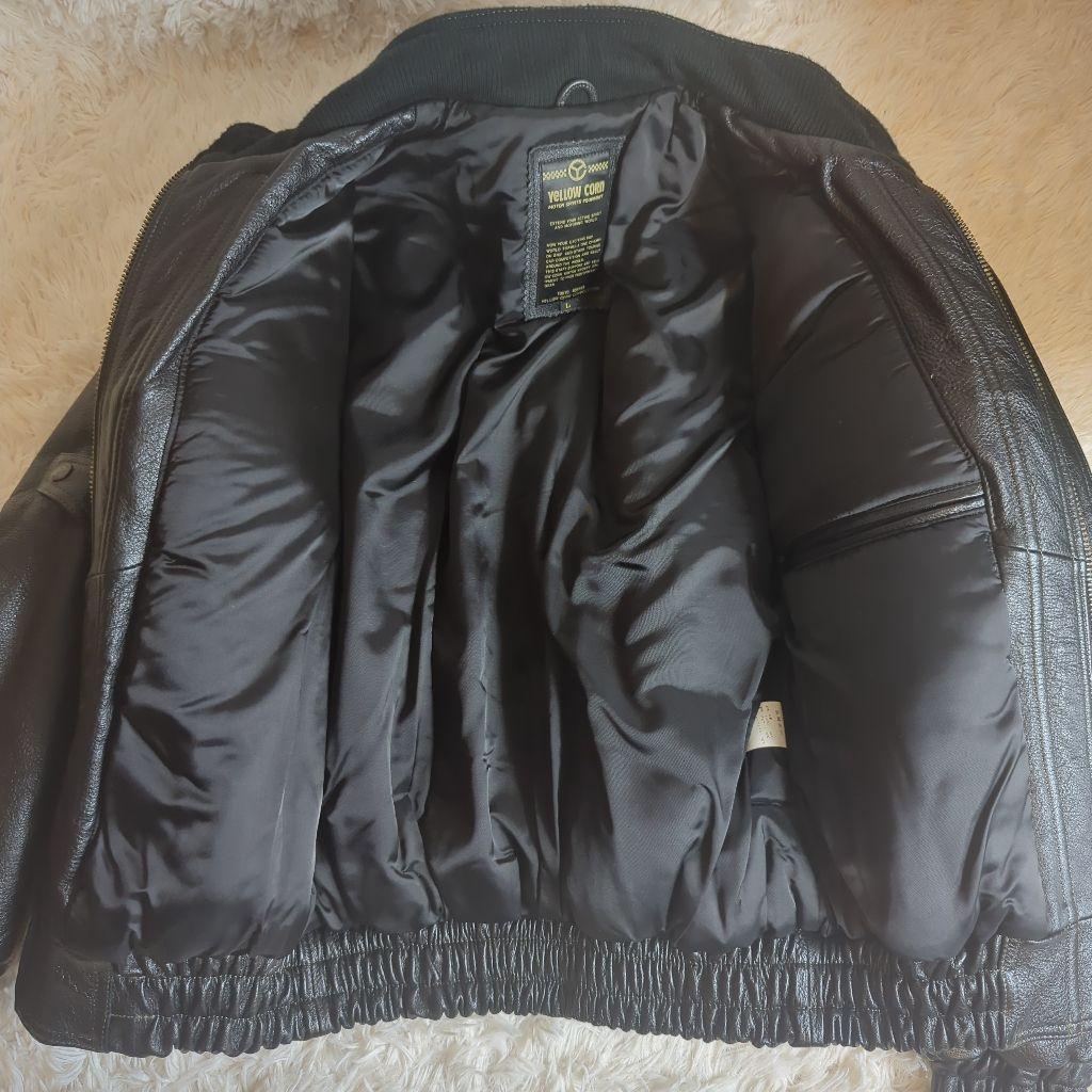 【極美品】YELLOW CORN レザージャケット ブラック