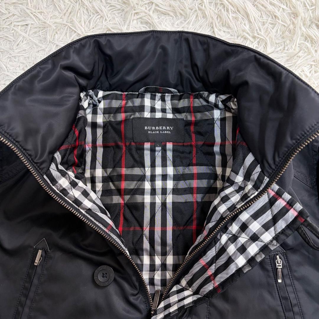 17160✨Y2K バーバリーブラックレーベル L チェック ファージャケット
