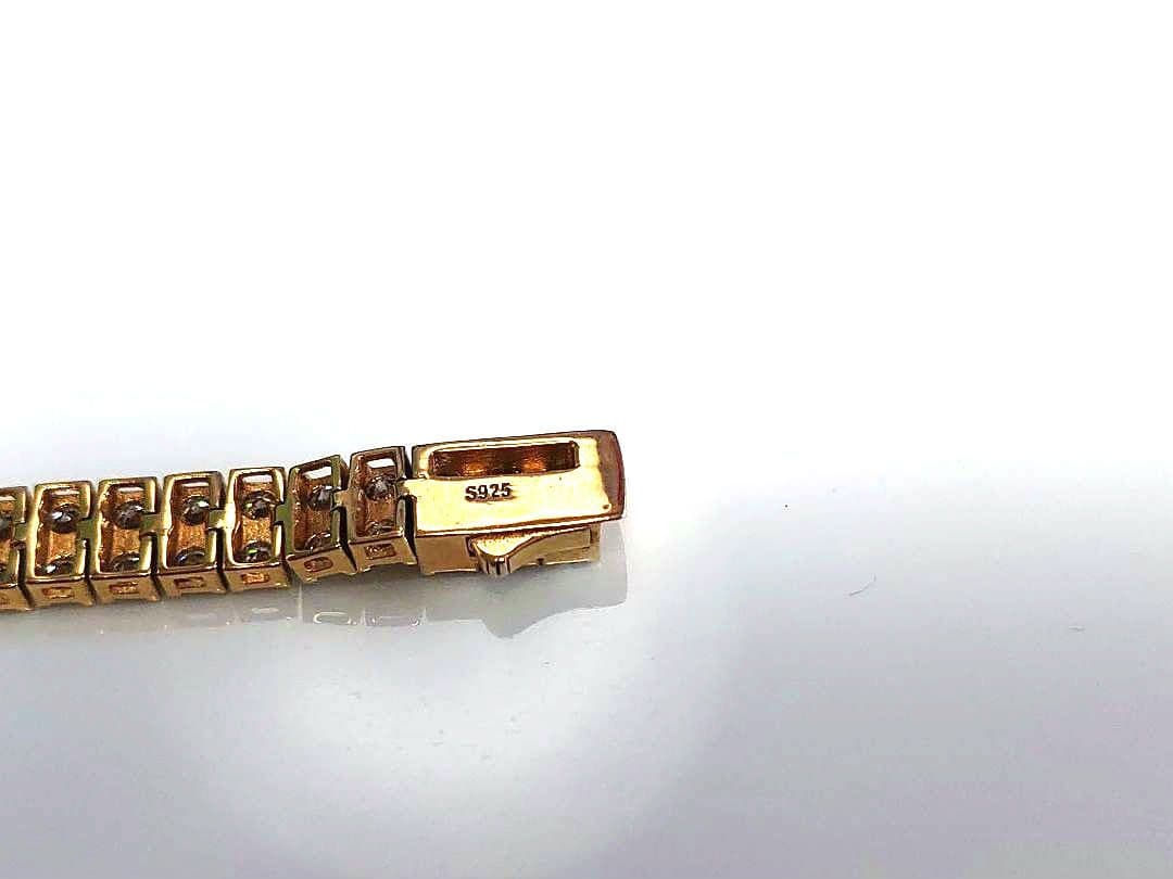 【希少２連☆太タイプ】 テニスブレスレット モアサナイト ６.８㎜ ブリンブリン