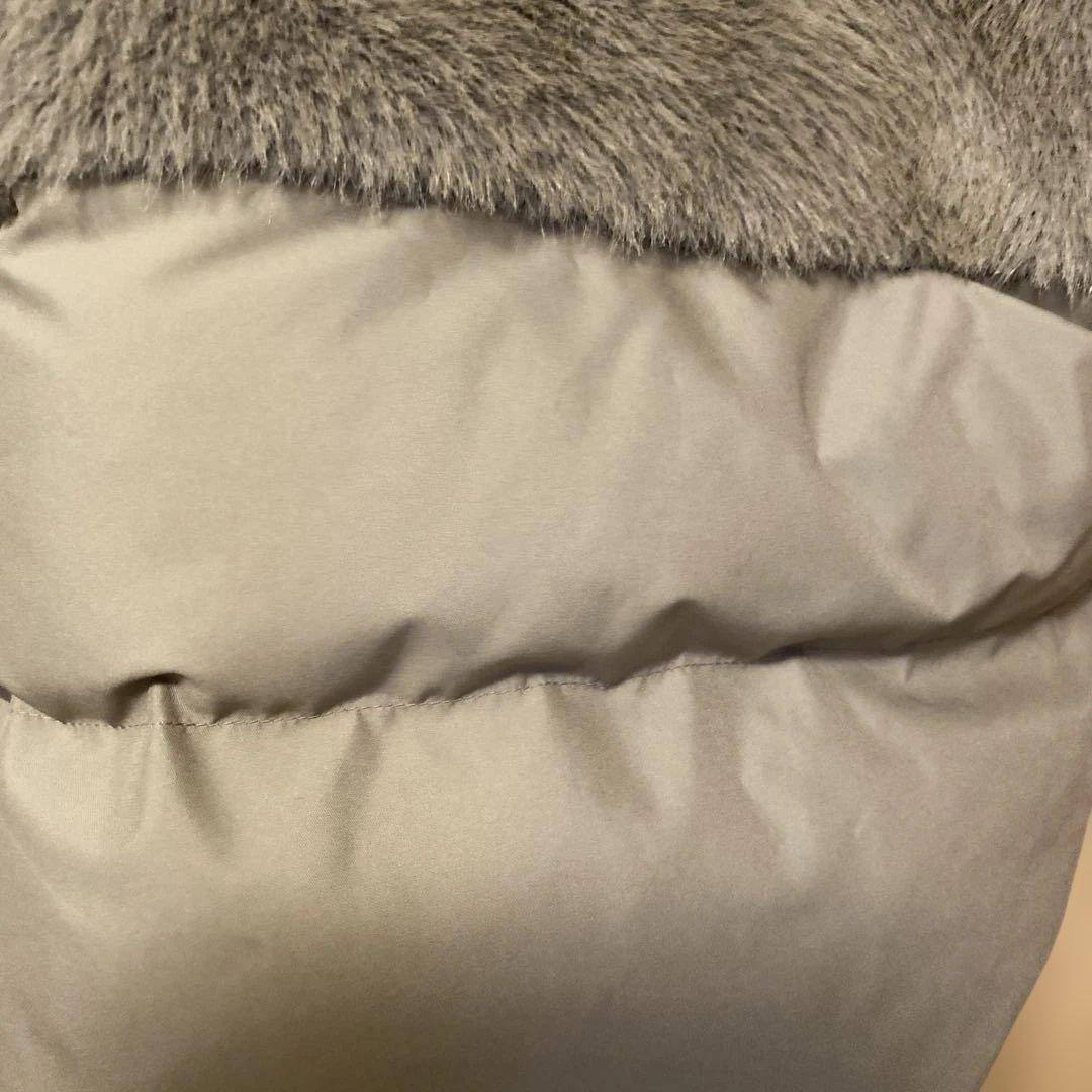 新品　23区ファー付きエコファー ダウンコート