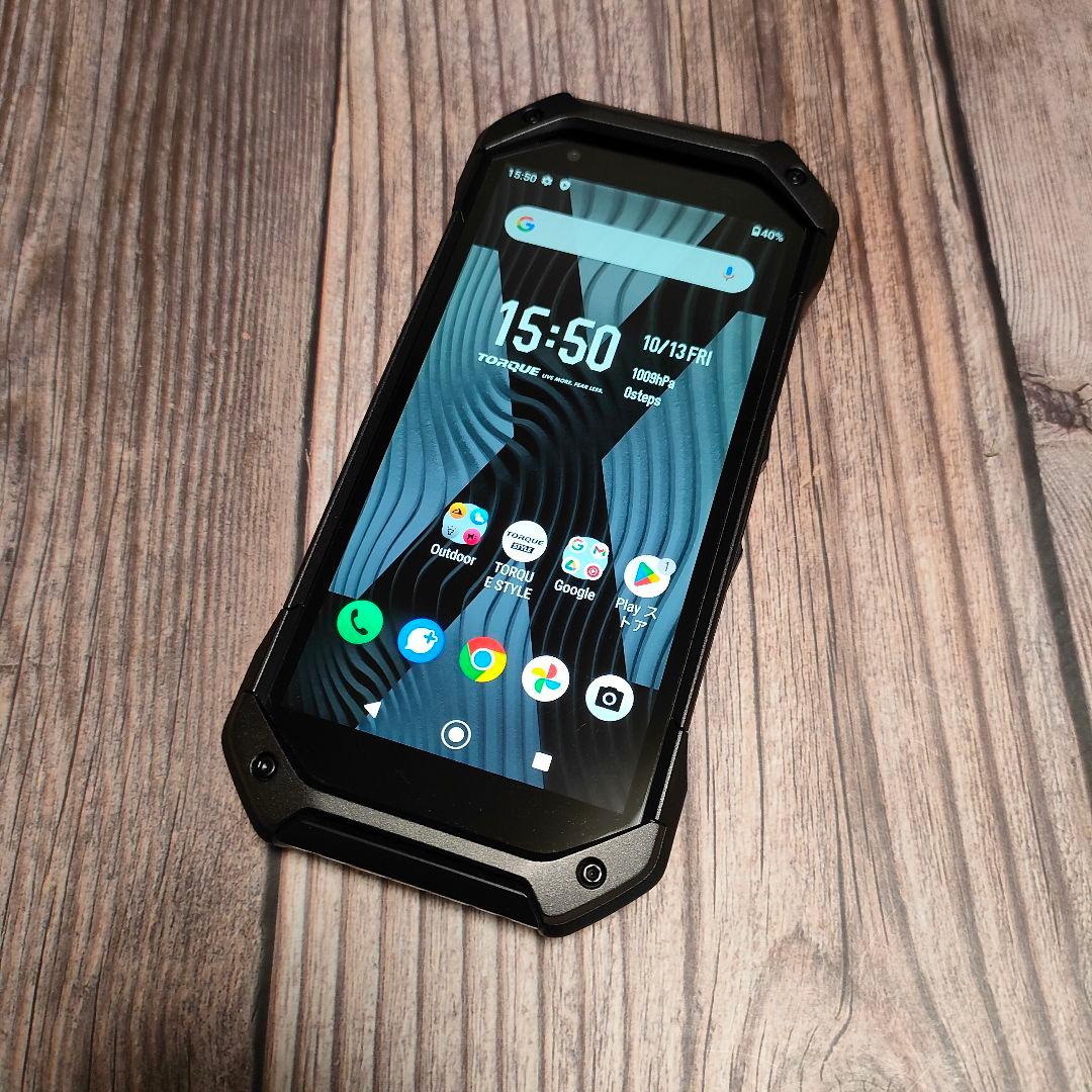 TORQUE 5G KYG01 SIMフリー グレー 美品