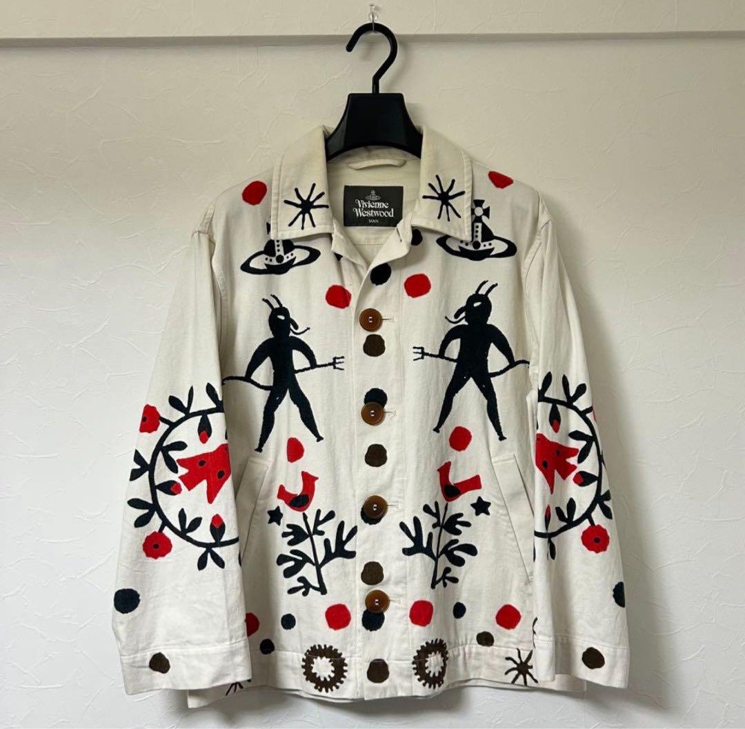 Vivienne Westwood アートプリント長袖シャツ