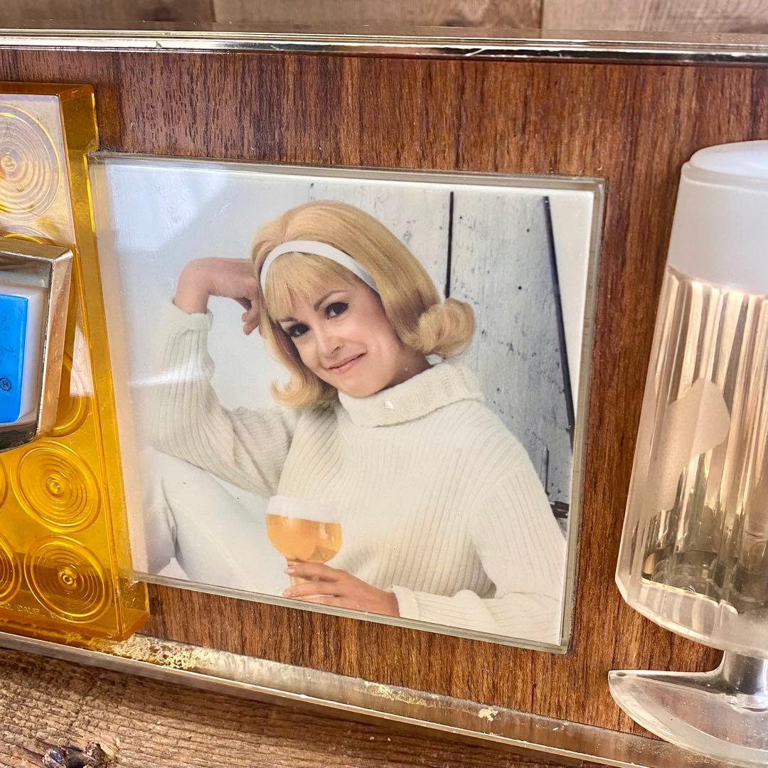 Burgermeister Beer★ナイトライトサインUSAビンテージ照明看板