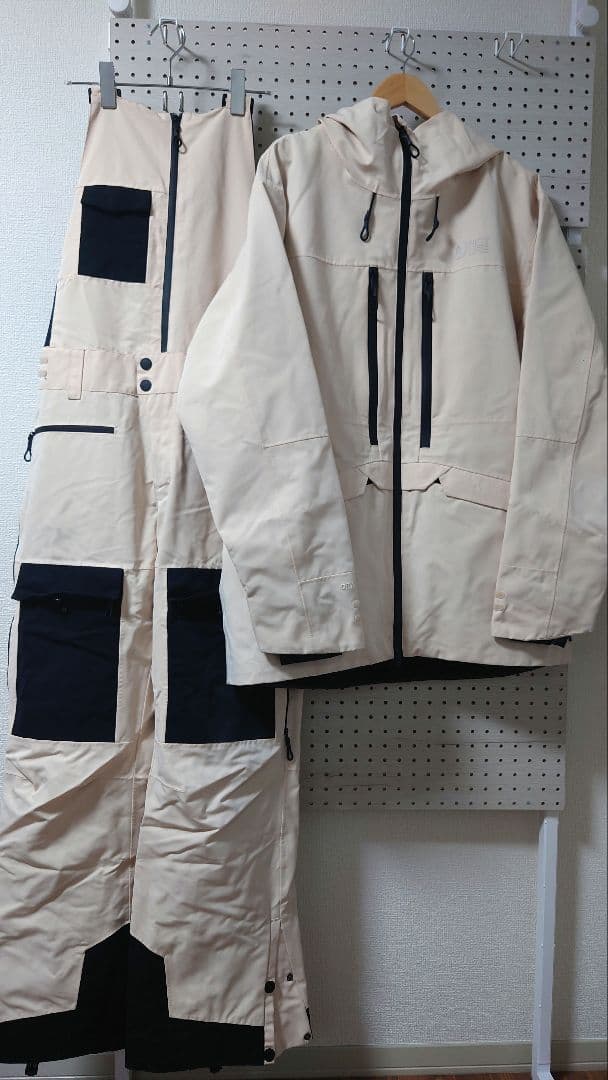 PICTURE ORGANIC ウェア ベージュ セットアップ Lサイズ