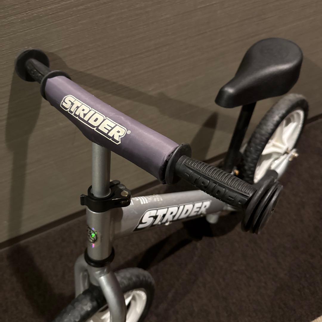 再値下げ！STRIDER PROバランスバイク シルバー