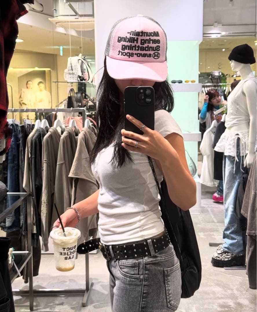 s/e/o seoul ロゴメッシュキャップ