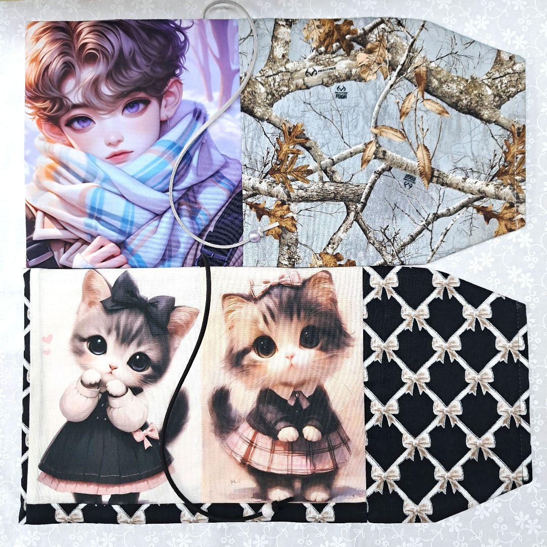 メモリー㉑ブックカバー、スマホポーチ