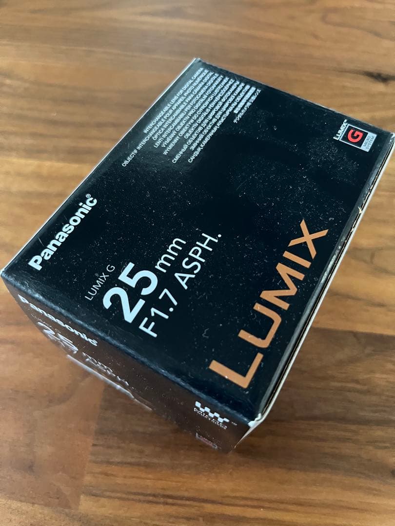 【新品未使用】Panasonic LUMIX G 25mm F1.7 ASPH.