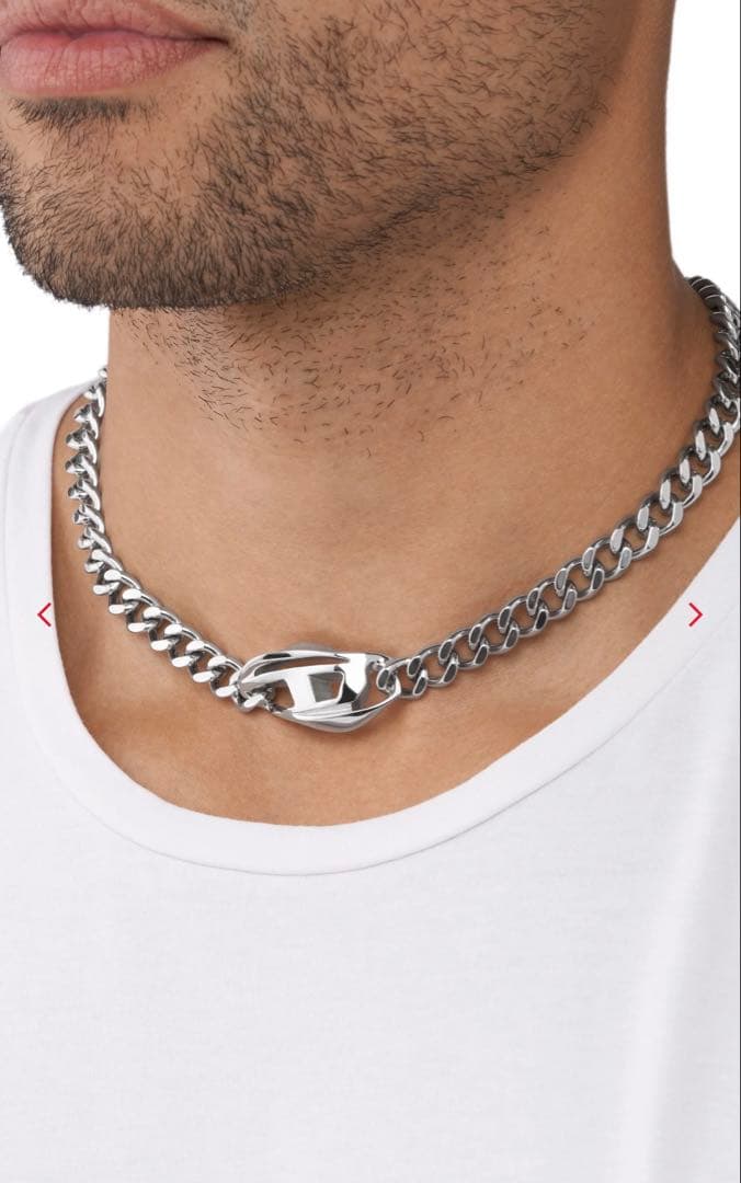 即購入可能 ディーゼル DIESEL ネックレス dx1412 シルバー メンズ