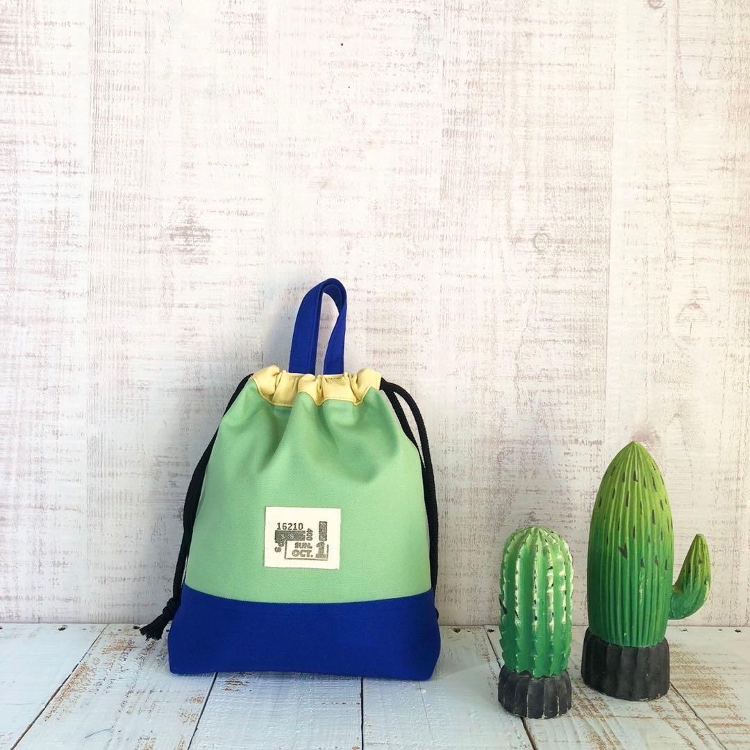 アウトドア風デザイン☆入園入学4点セット トリコロールカラー　個性的