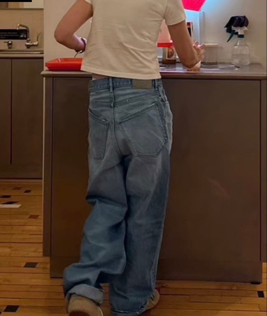 ok.soonオリジナルワイドデニム