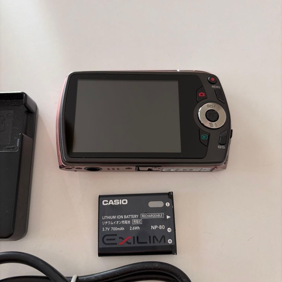 CASIO EXILIM ピンク コンパクトデジタルカメラ　EX-Z370
