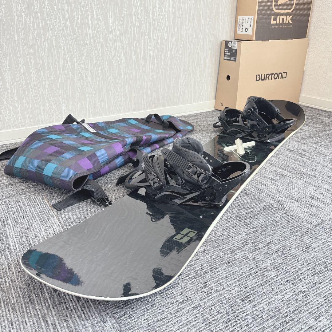 76超豪華❗️ FORUM×バートン 初心者用 スノーボードセット★154cm