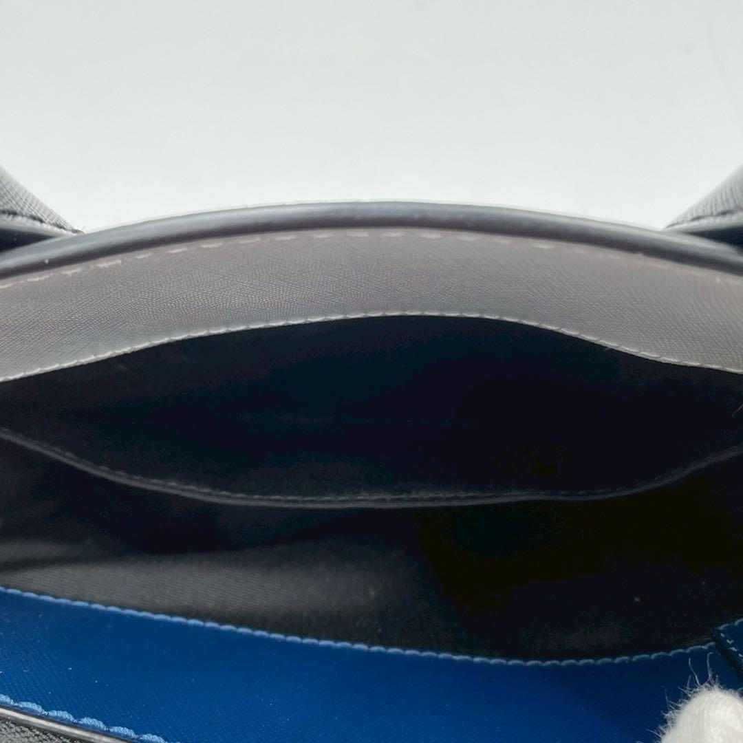 極美品　マークジェイコブス　リトルビッグショット　2wayハンドバッグ　ネイビー