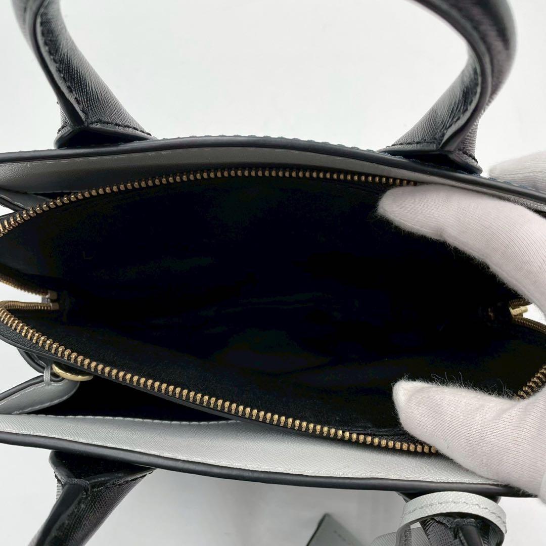 極美品　マークジェイコブス　リトルビッグショット　2wayハンドバッグ　ネイビー