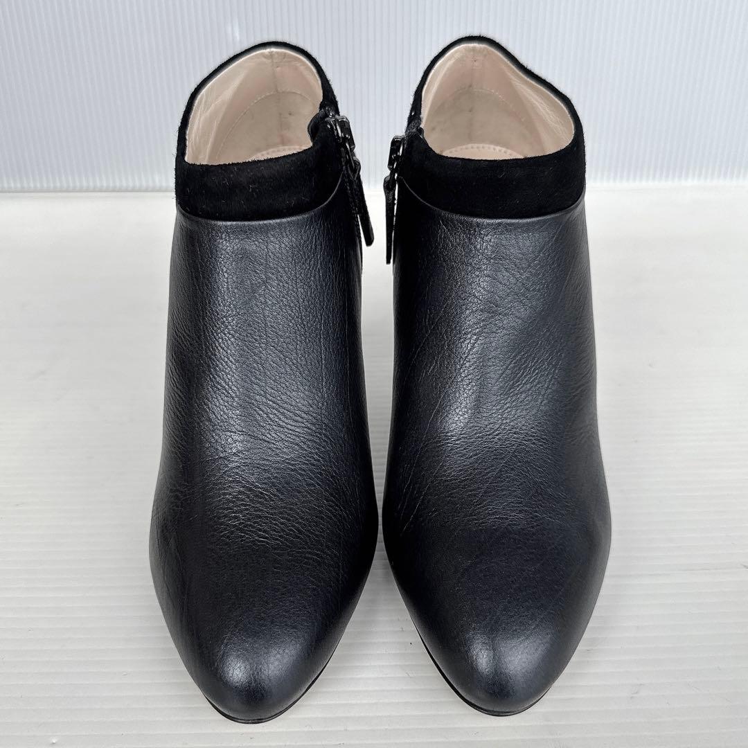 PRADA プラダ　サイドジップ　ショートブーツ　ブーティ　ハイヒール　35.5