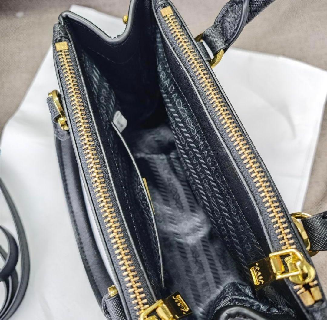 PRADA プラダ ガレリアミニバッグ ハンドバッグ