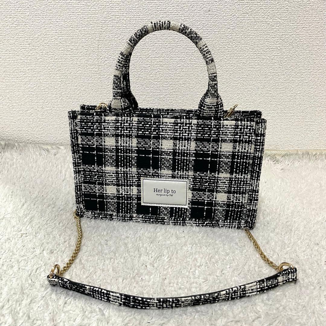 極美品 herlipto Tuileries Tote Bag トートバッグ