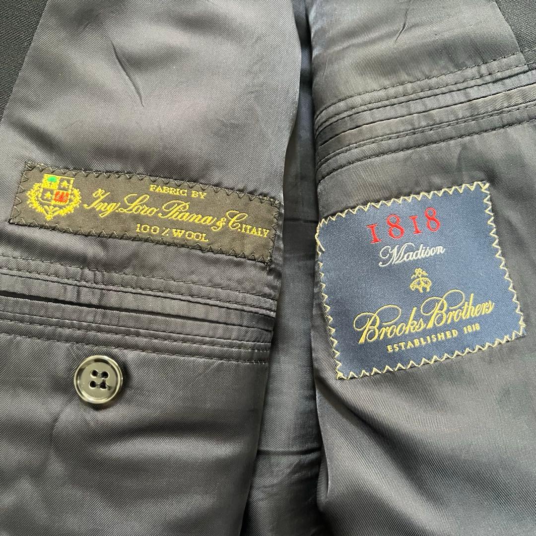ブルックスブラザーズ テーラードジャケット 紺ブレ マディソン ロロピアーナ