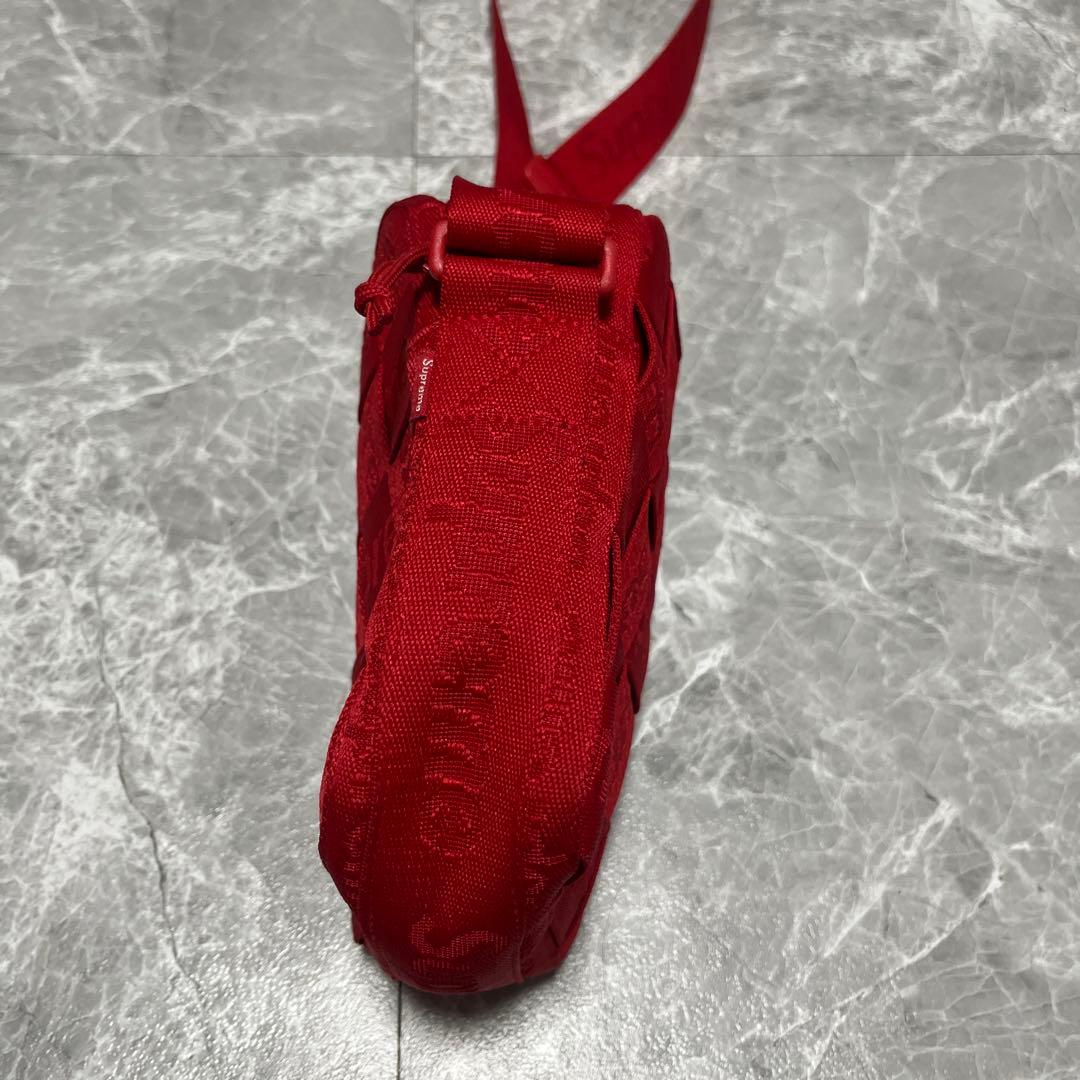 supremeウーブンショルダーバッグ