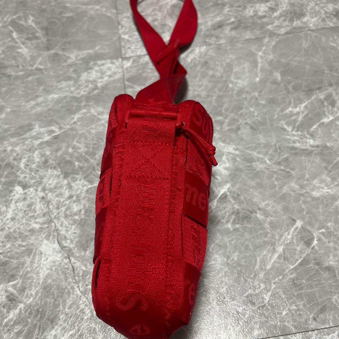 supremeウーブンショルダーバッグ