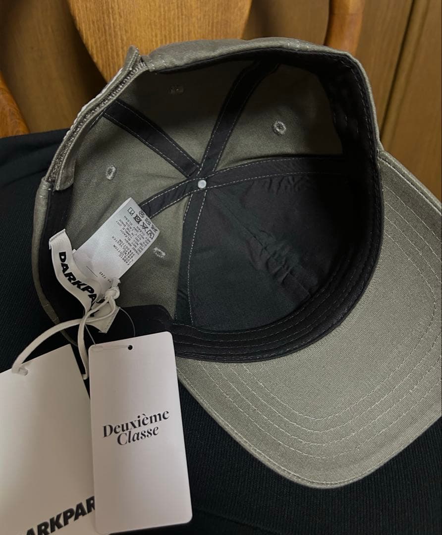 新品【DARKPARK】 EMBROIDERED BASEBALL CAP