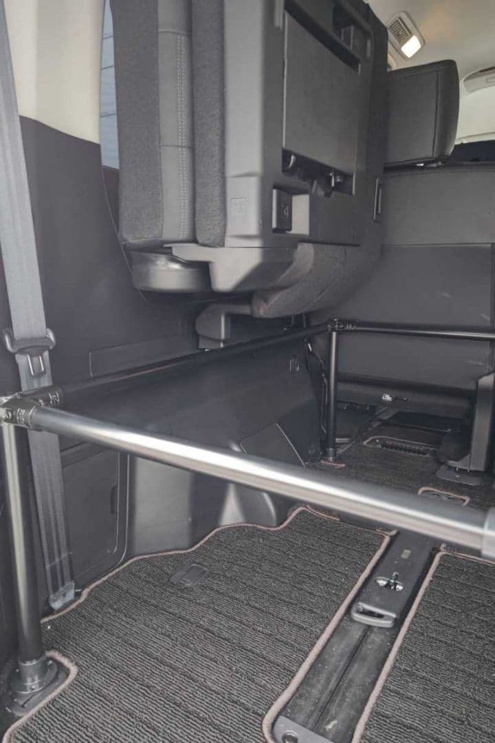 デリカ D5 ベッドキット　パイプのみ　アウトドア　整理　収納　　　車中泊