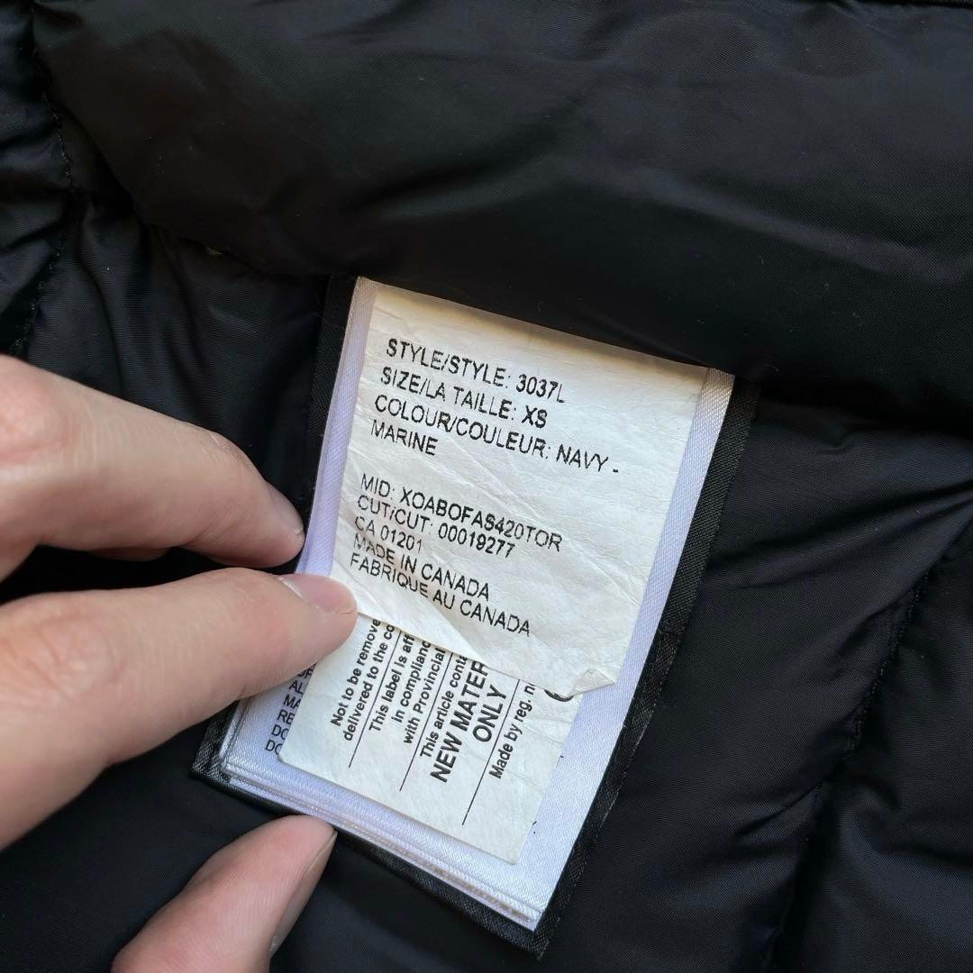 もっぴー  ヴィクトリア ミドル丈ダウン　ネイビー