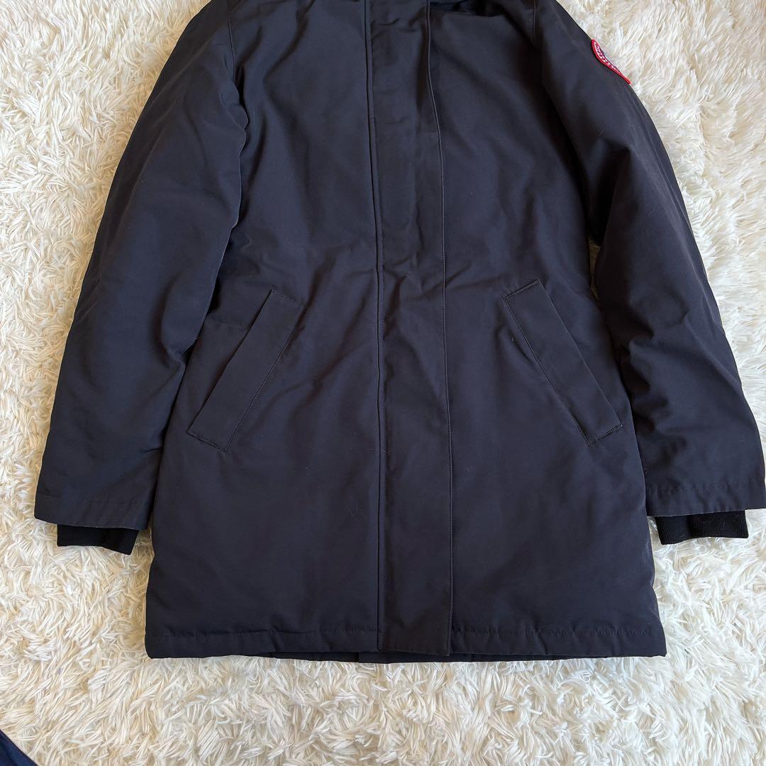 もっぴー  ヴィクトリア ミドル丈ダウン　ネイビー