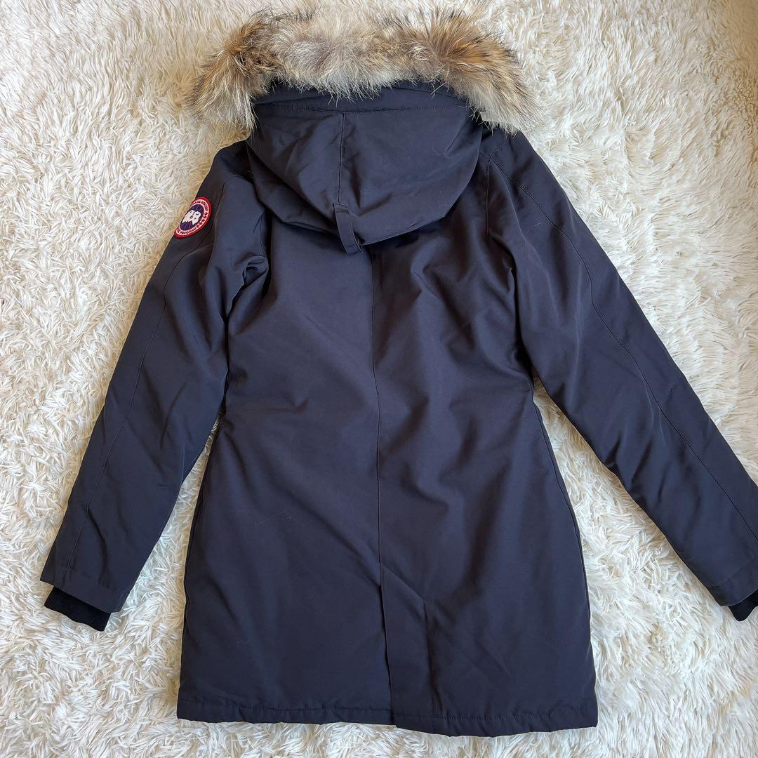 もっぴー  ヴィクトリア ミドル丈ダウン　ネイビー