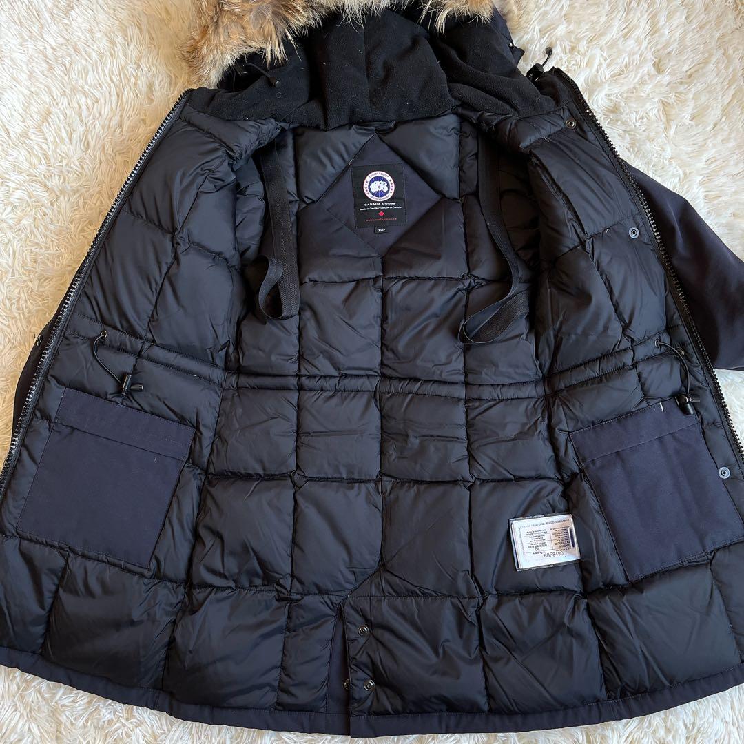 もっぴー  ヴィクトリア ミドル丈ダウン　ネイビー