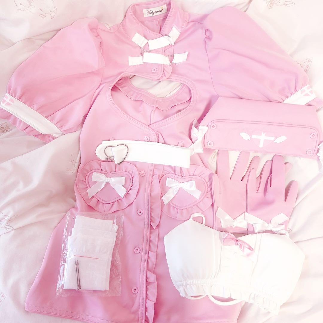 マリームーン ナース服 ピンク