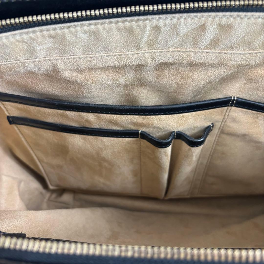 Ganzo ガンゾ BLIDRE ブライドルレザー　トートバック 黒