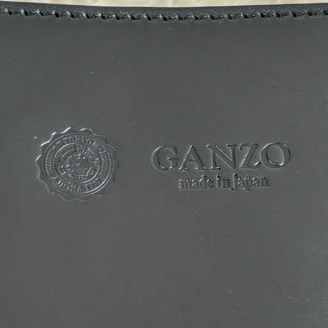 Ganzo ガンゾ BLIDRE ブライドルレザー　トートバック 黒