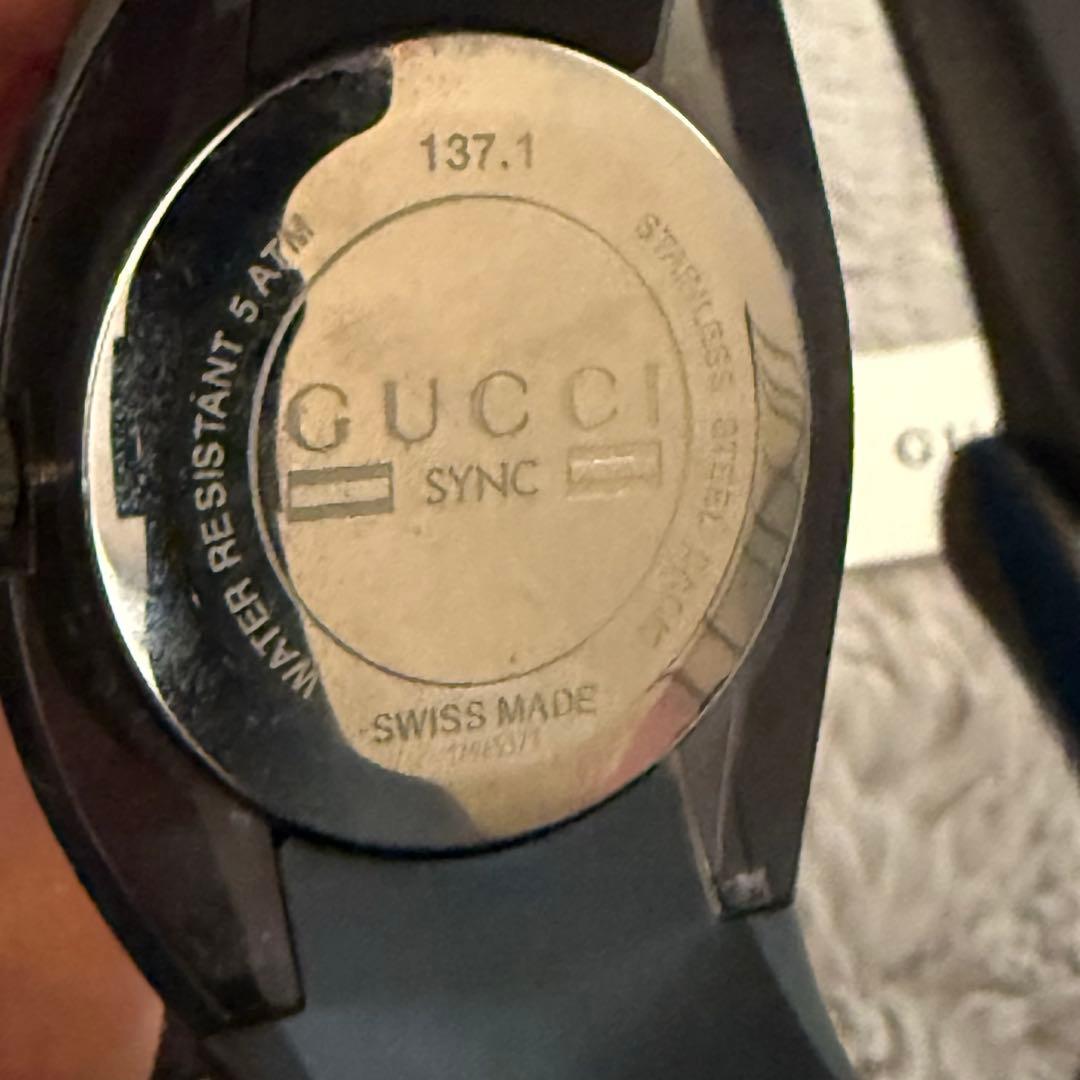 【美品】GUCCI 腕時計 箱なし　SYNCシェリーライン
