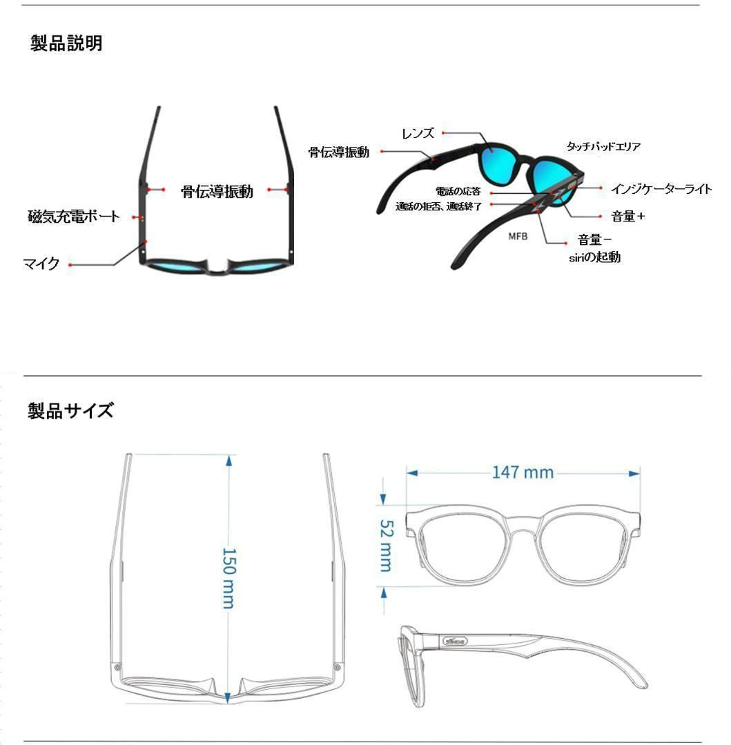交換レンズが豊富なオーディオグラス、骨伝導サングラス