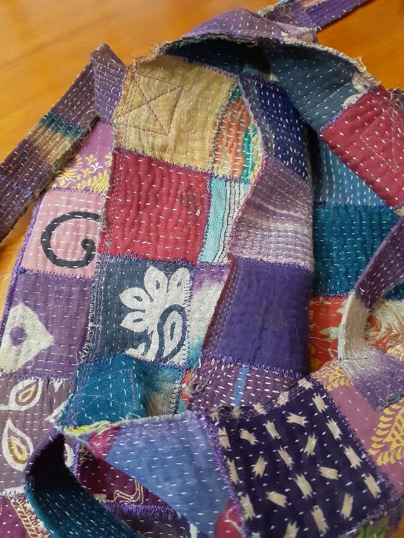 Babaguri パッチワークトートバッグ