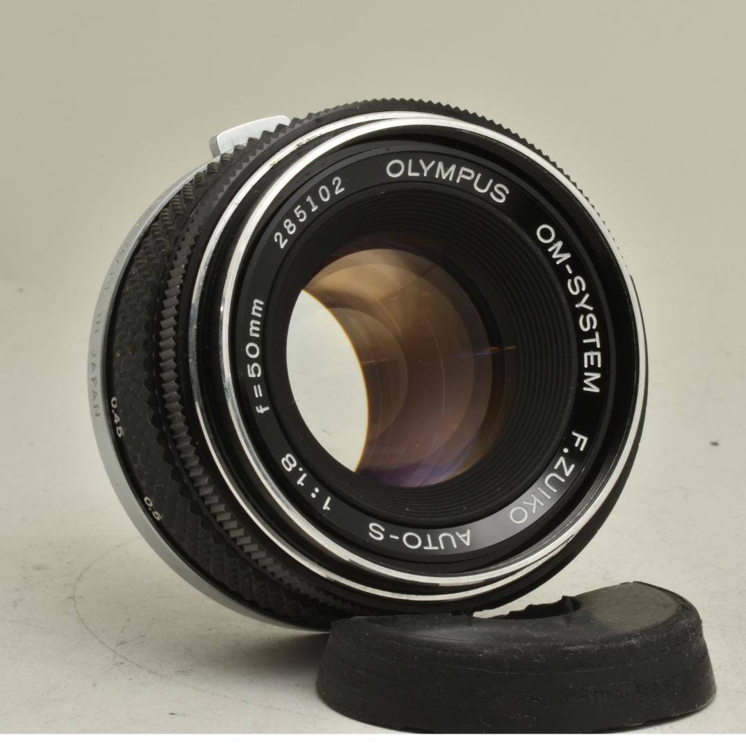 整備済 完動 Olympus OM-1 MD 50mm F1.8 露出計バッチリ