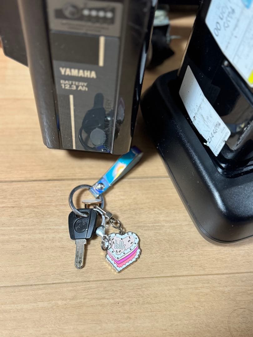 Pas babby 電動アシスト自転車 青 バスケット付き