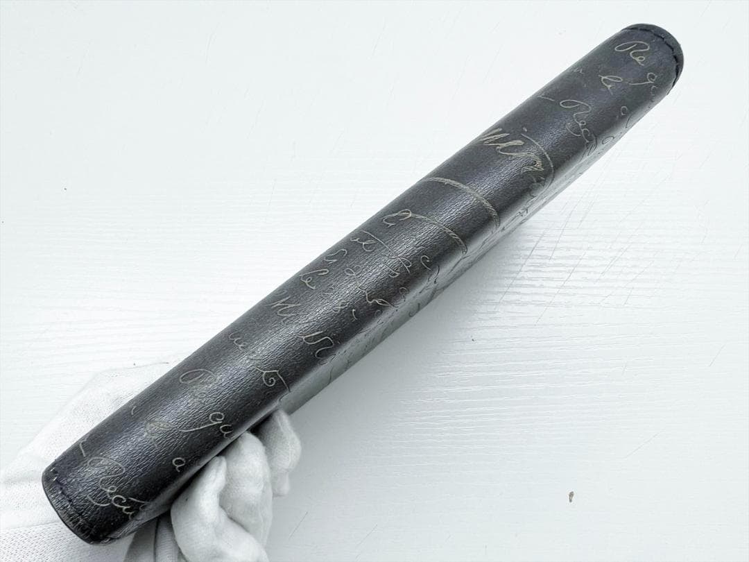 ベルルッティ　サンタル　スクリットレザー　ロングウォレット　二つ折り長財布