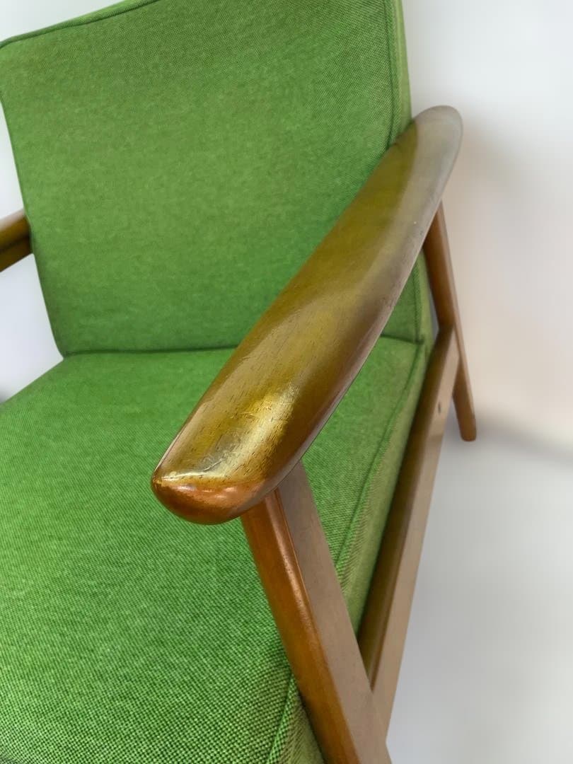 カリモク60 Kチェア タープグリーン 1シーター 　　12c91