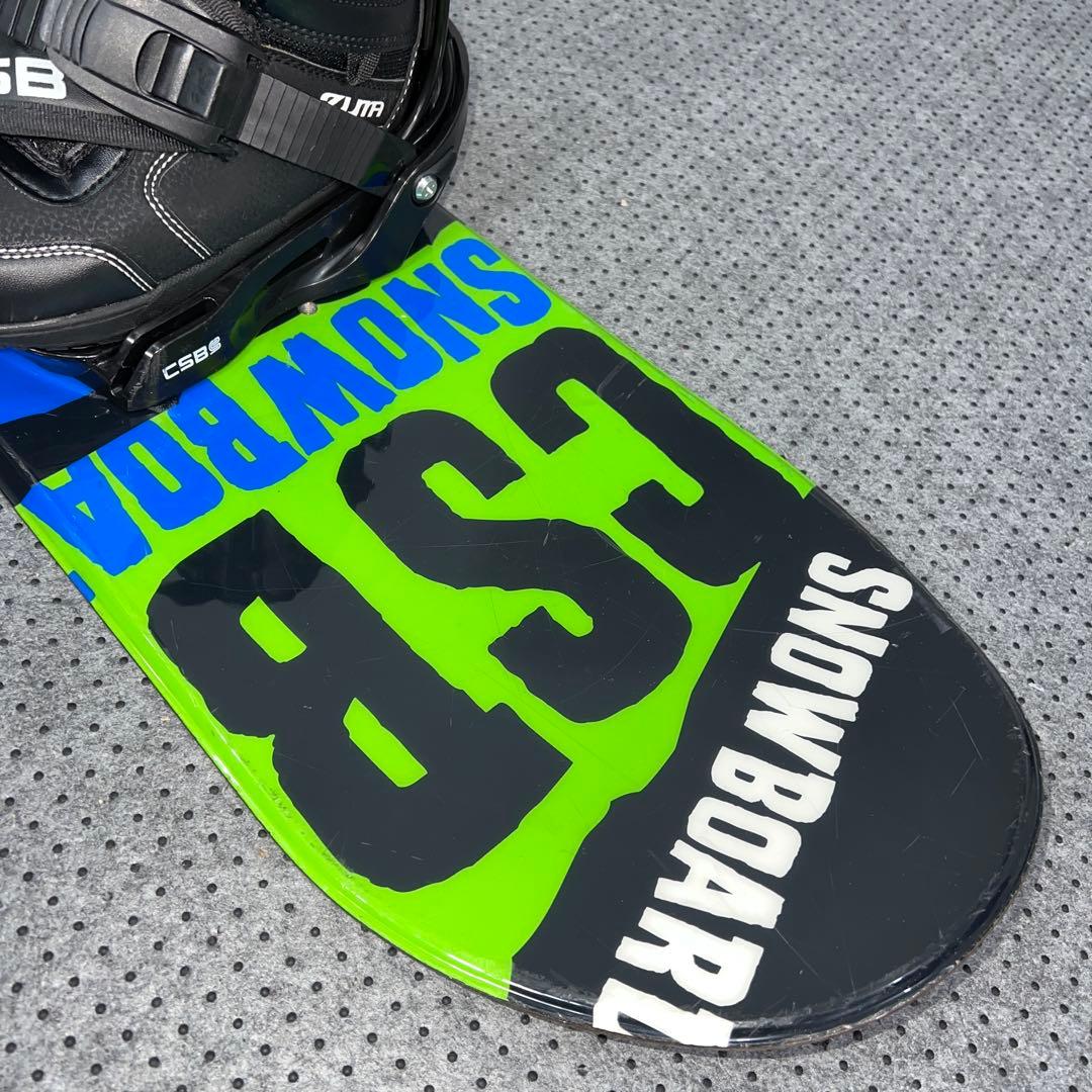 5回使用 キッズスノーボード CSB 120cm＋バイン＋ダイヤルブーツ