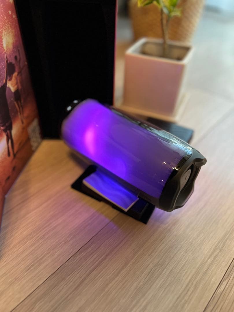 ✨美品JBL PULSE 4 ポータブルBluetoothスピーカー ブラック