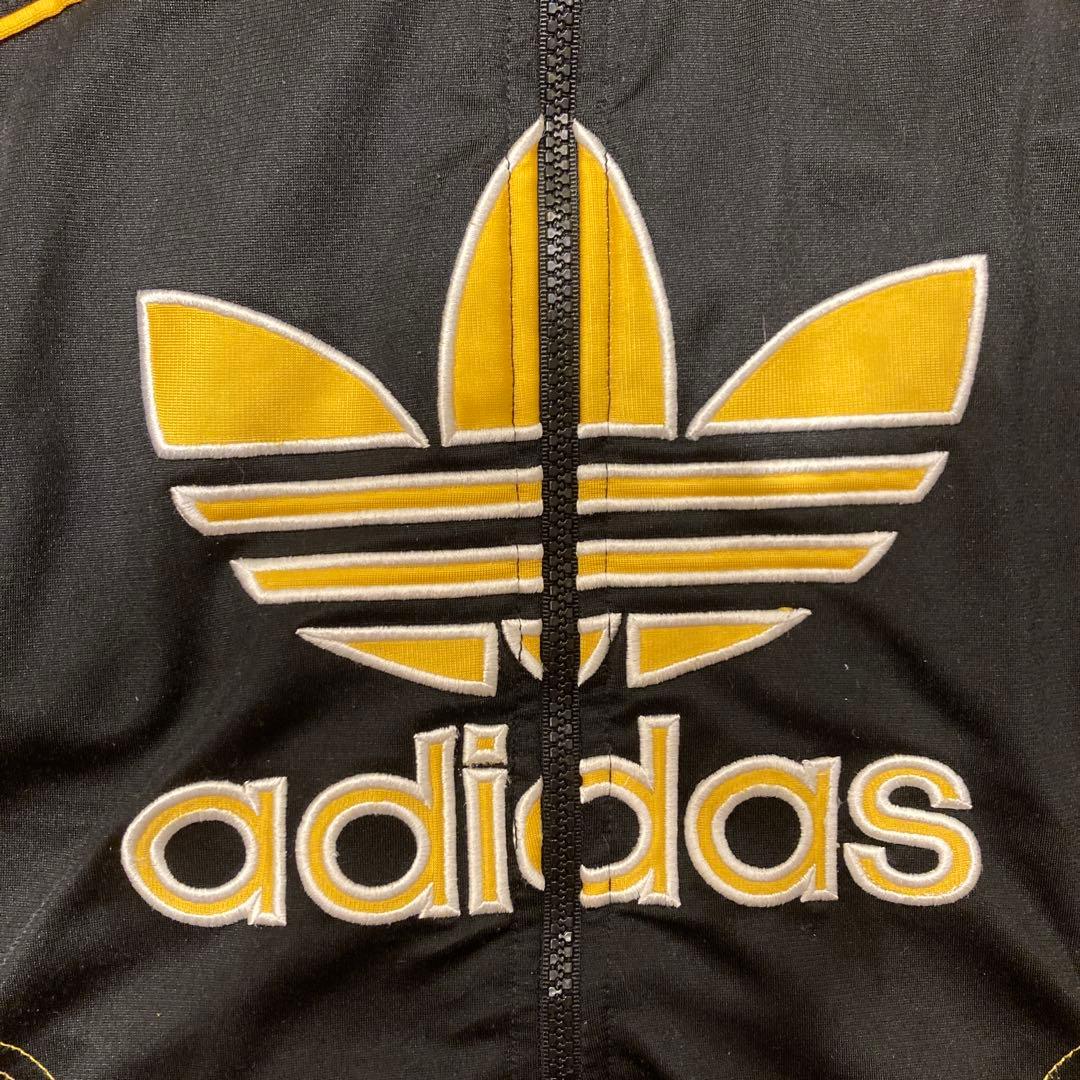 adidas トレフォイル　万国旗　スウェット　レイヤード　パーカー　Mサイズ