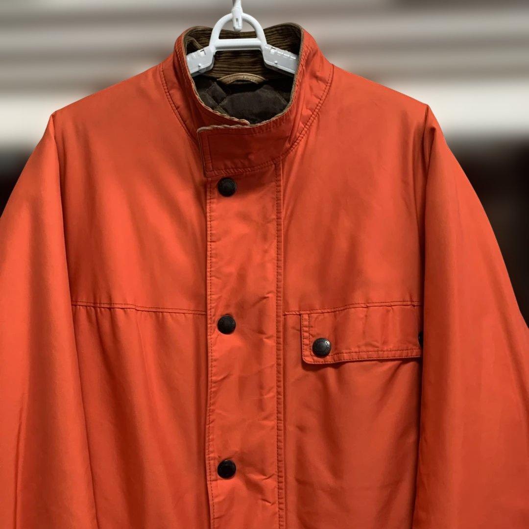 COACH EST 1941 オレンジ ナイロンジャケット　内側キルティング