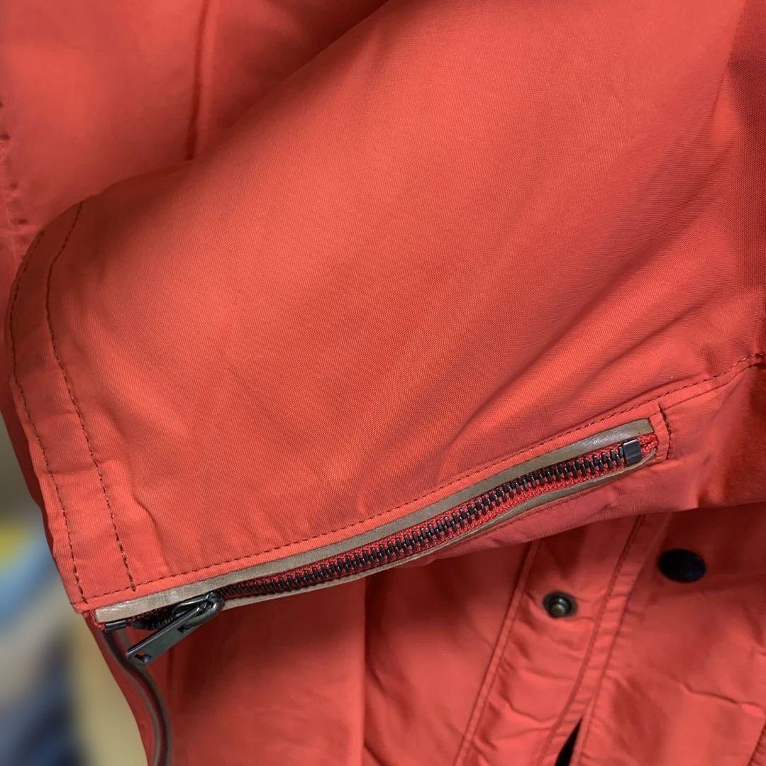 COACH EST 1941 オレンジ ナイロンジャケット　内側キルティング