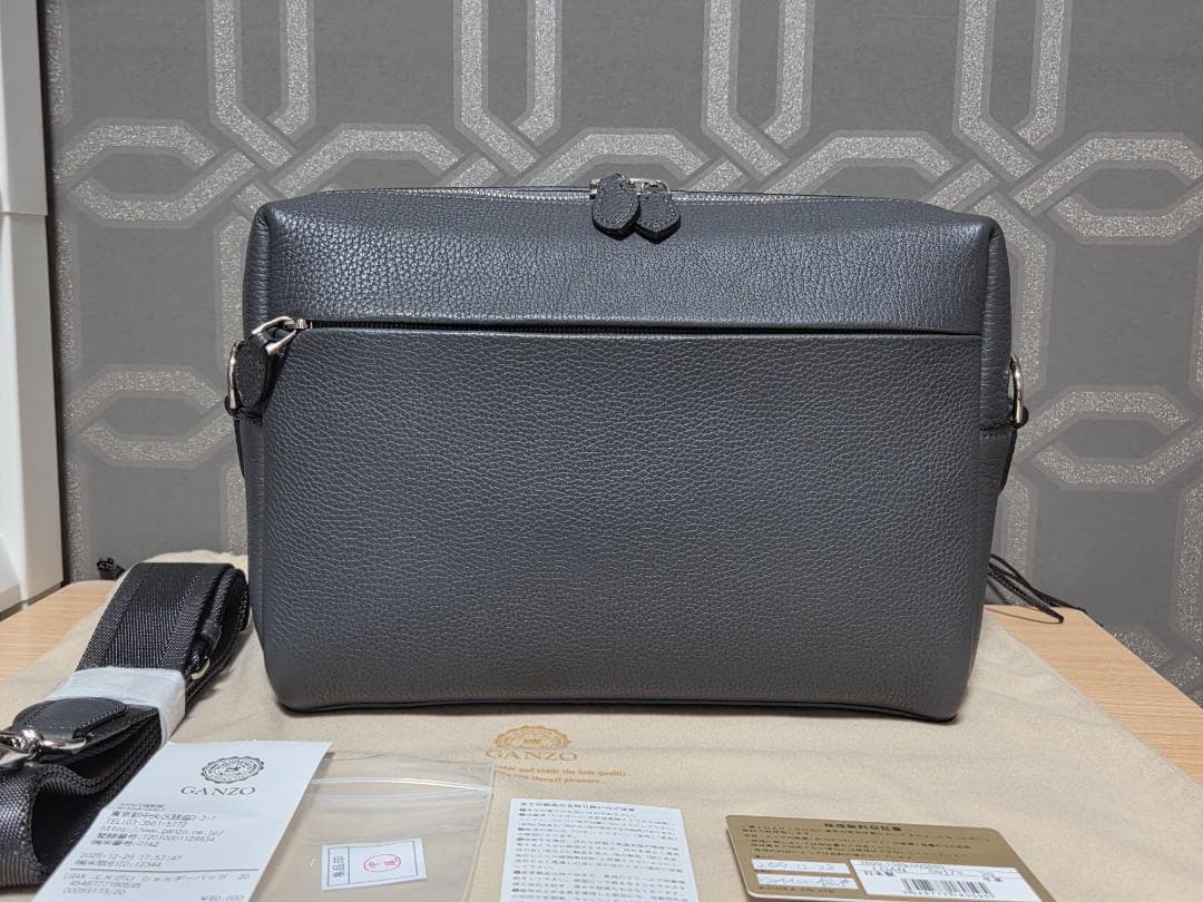 GANZO ガンゾ N POLO(エヌポロ) ショルダーバッグ グレー