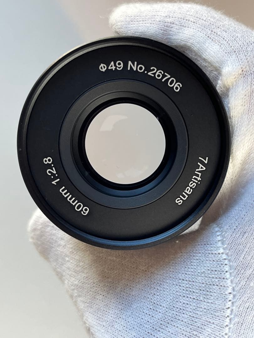 7Artisans 60mm F2.8 II マクロレンズ フジフイルム X用