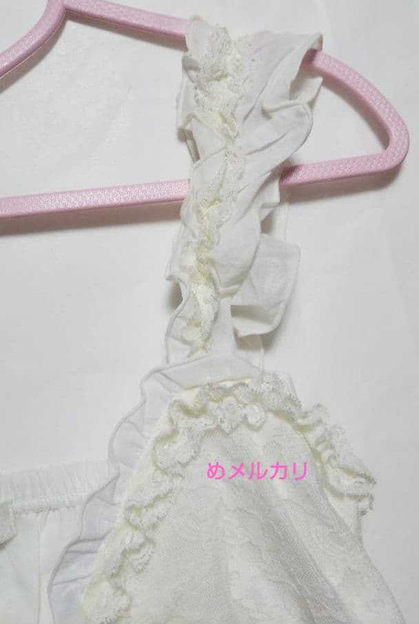 LIZ LISA リズリサ お花、リボン チュニック キャミソール ホワイト