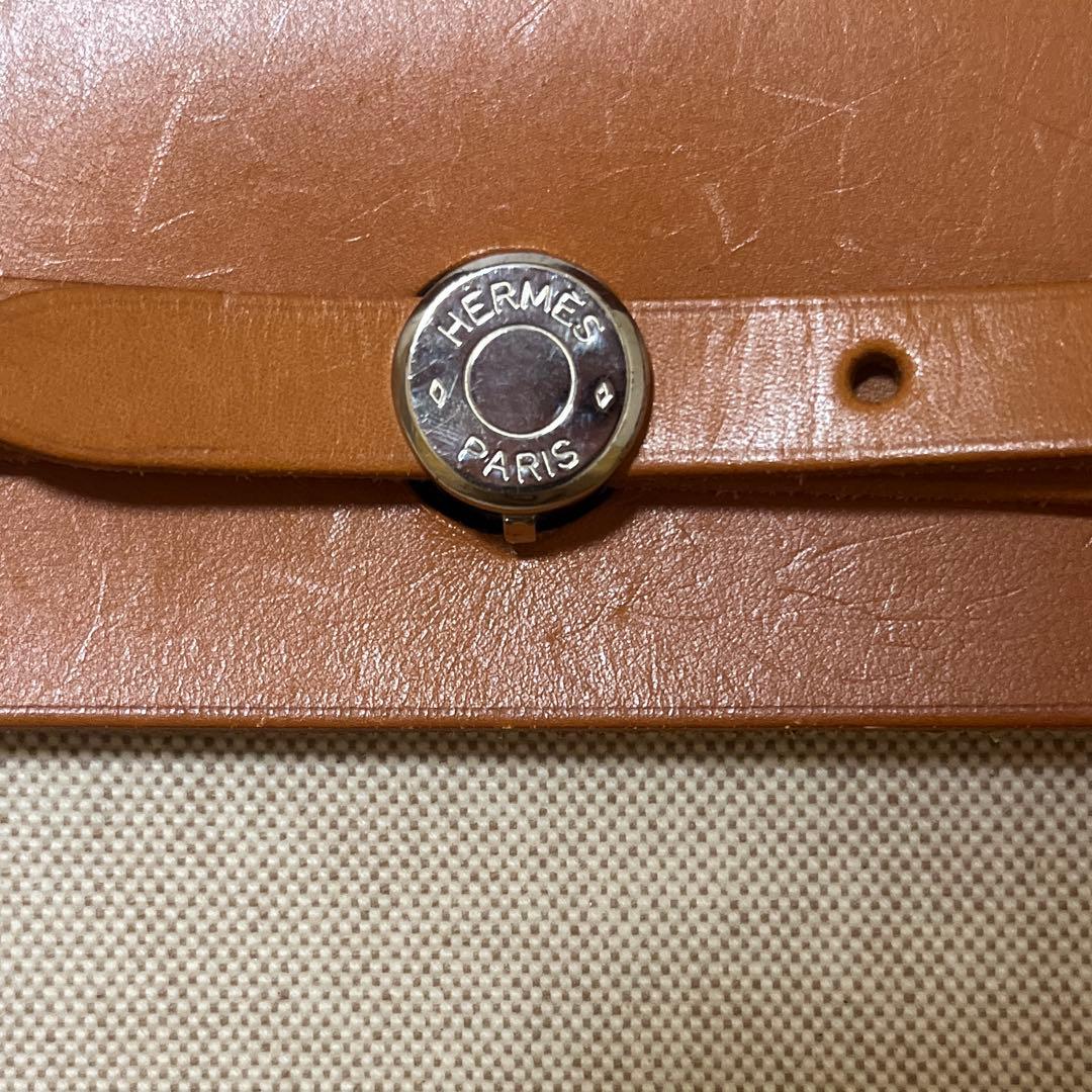 【値下げ中】美品　刻印ありHERMES エルメス　エールバッグ　替えバッグ有